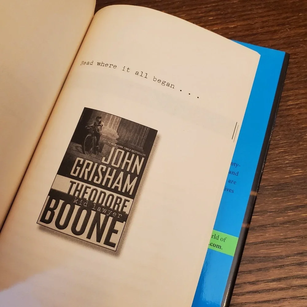 John Grisham Theodore Boone‎ 3 Book Set HC Kids Lawyer Accused Fugitive NEW